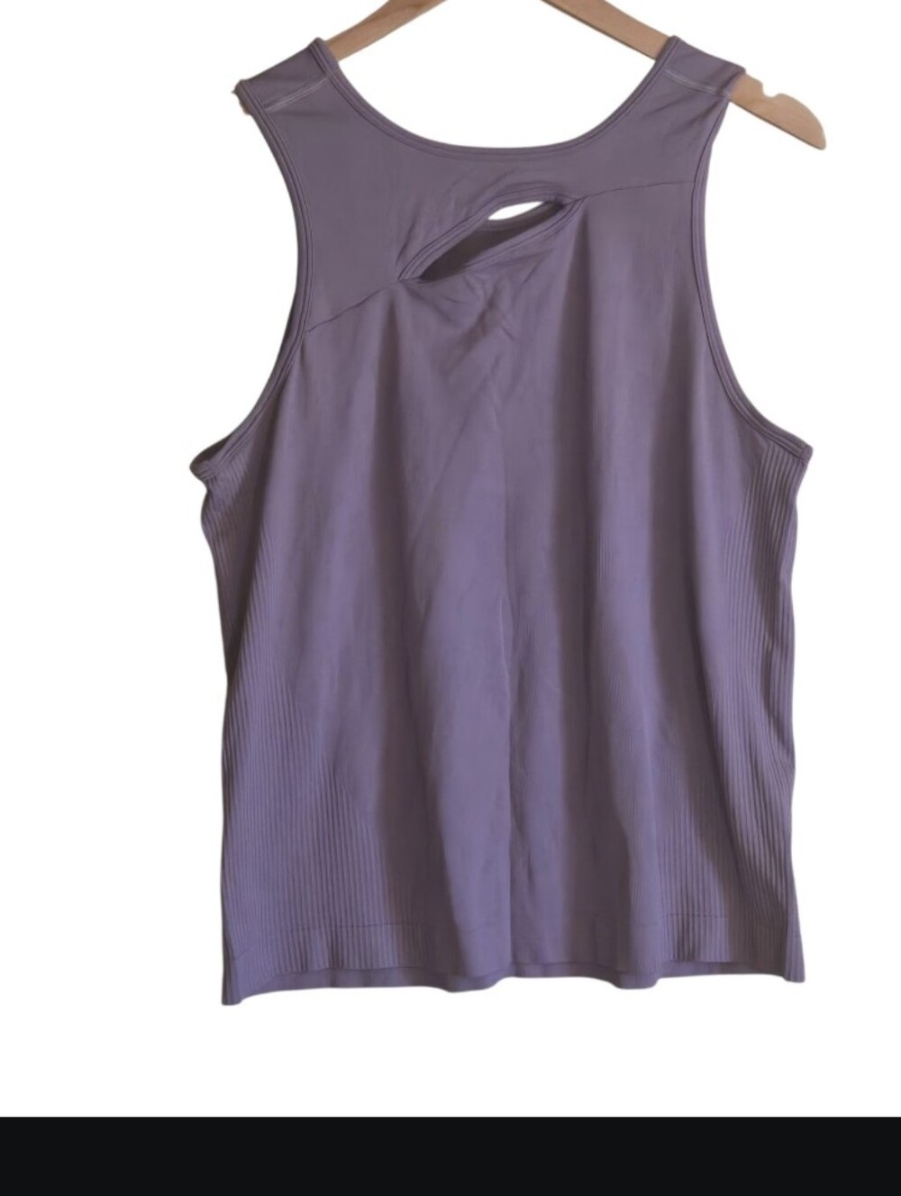 Gymshark Cut-out Back Tank Top Mauve Lilac - Picture 2 of 4